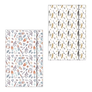 Cá Chép - Sổ Bìa Cứng Khâu Gáy BOHO (A5) ruột grid - Giao Màu Ngẫu Nhiên