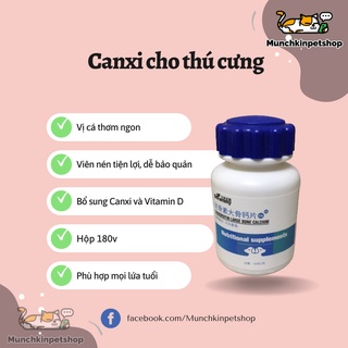 Canxi cho chó mèo MCP, bổ sung canxi, vitamin, chắc xương, canxi nano, calcium phosphorus cho chó mèo