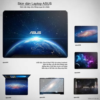 Skin dán Laptop Asus in hình không gian _nhiều mẫu 17 (inbox mã máy cho Shop)