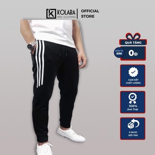 Quần Jogger Nam Nữ Ống Bo Thu Đông Hot 2020 Chất Poly 2 Da KOLABA GJ01