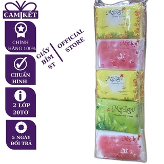 Giấy ăn ví My Lan 10 gói/dây nhỏ gọn, tiện lợi
