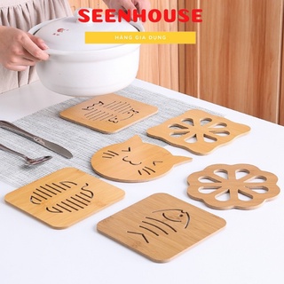 TẤM LÓT NỒI BẰNG GỖ NHIỀU HÌNH NGỘ NGHĨNH