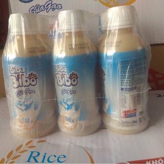 Lốc 6 chai sữa gạo biba bibo chai 240ml