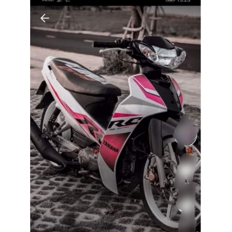 tem rời sirius trắng hồng rc - decal ruby