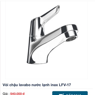 Vòi rửa mặt , lavabo chậu chính hãng INAX LFV-17