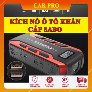 Bộ kích nổ ô tô kiêm sạc dự phòng đa năng SABO 20.000 mAh- Bộ đề nổ đa năng tích hợp pin dự phòng- Carpro