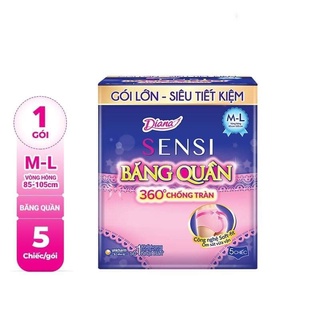 Băng đêm dạng quần DIANA size M-L 2 miếng &amp; 5 miếng