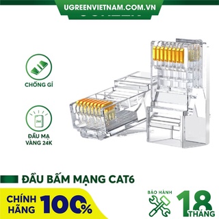 Hạt mạng RJ45 Cat6 chính hãng Ugreen cao cấp