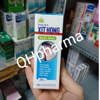 Xịt họng Nhất Nhất 20ml giúp giảm ho hiệu quả