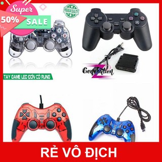 [XÃ KHO] TAY CẦM GAME MÁY TÍNH N1-320, TRONG SUỐT, KHÔNG DÂY EW-008 [HCM]
