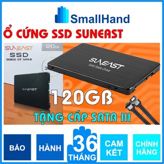 Ổ cứng SSD SunEast 120GB nội địa Nhật Bản – CHÍNH HÃNG – Bảo hành 3 năm – SSD 120GB – Tặng cáp dữ liệu Sata 3.0