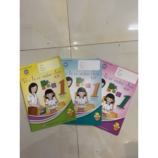 Vở ô ly có mẫu chữ - kết nối