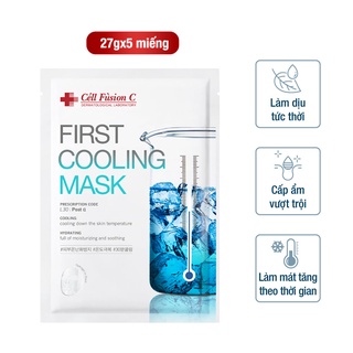 Mặt Nạ Dịu Da Khẩn Cấp Cell Fusion C First Cooling Mask 27gx5miếng