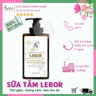 Sữa Tắm Cho Bé Thư Giãn Chống Cảm Lebor 450Ml - Dịu Nhẹ Cho Da Bé Không Cay Mắt Cho Trẻ Em [Sam Natural]