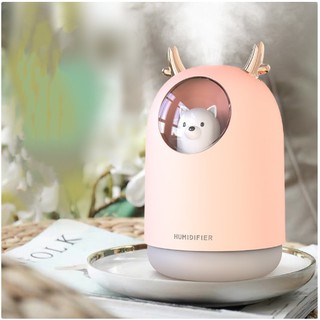 Máy phun sương tạo ẩm - lọc không khí mini Con Gấu Cute