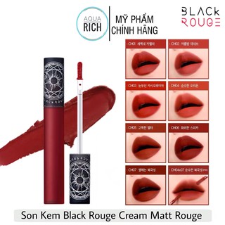 Son Kem Black Rouge Cream Matt Rouge Vỏ Đen