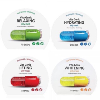 (Chính Hãng) Lẻ 1 Miếng Mặt Nạ Viên Thuốc Vita Genic BNBG Jelly Mask