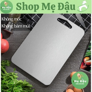 THỚT INOX 304 CAO CẤP SIZE LỚN Kháng Khuẩn Cường Lực- Vệ Sinh Dễ Dàng- Rã Đông Nhanh - Chống Ẩm Mốc
