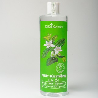 [Tôi là Thảo Mộc] Nước súc miệng chiết xuất từ lá ổi tươi 500ml