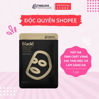 Mặt nạ vàng 24K than hoạt tính dưỡng ẩm, giúp da mềm mại và sáng mịn Timeless Truth Mask - Gold Flackes (30ml/miếng)