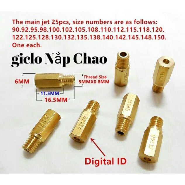 Béc Chính Ga Dẹp đủ size - MS02