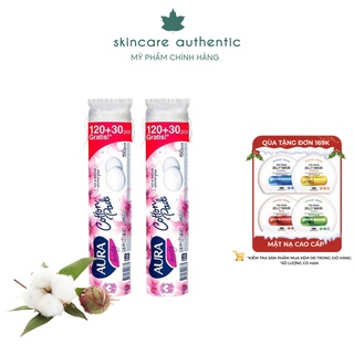 Bông Tẩy Trang Aura Beauty Cotton Pads 150 Miếng