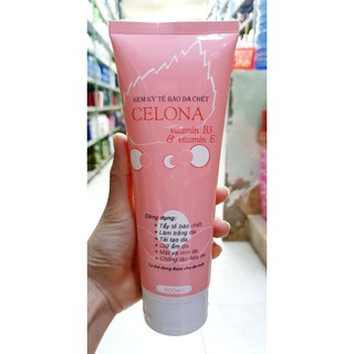 Kem Tẩy Da Chết Celona 300ml -Màu Hồng