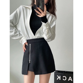 Quần giả váy dáng chữ A form rộng có size S M L