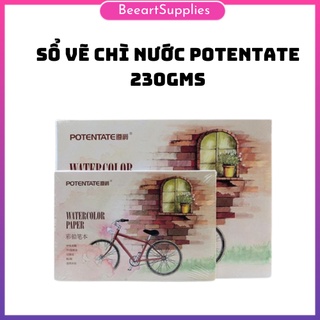 SỔ VẼ CHÌ NƯỚC POTENTATE 230GMS BÌA XE ĐẠP