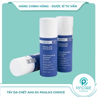 Tẩy da chết AHA 5% Paula's Choice RESIST Daily Smoothing Treatment 50ml - Hàng chính hãng - Nhà thuốc PinCare
