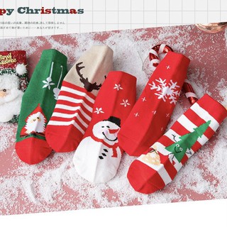 Tất cho bé 𝑭𝒓𝒆𝒆𝒔𝒉𝒊𝒑 Tất noel cho bé từ 1-12 tuổi chất đẹp hình ngộ nghĩnh dáng cao cổ