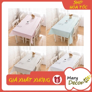 Khăn trải bàn caro chất liệu PVC không thấm nước dùng làm phông nền chụp ảnh picnic dã ngoại