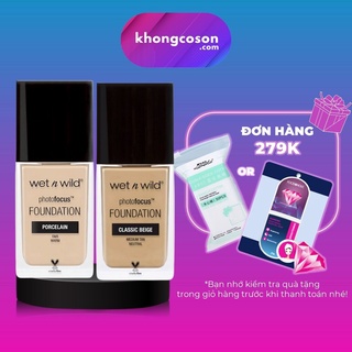 Kem Nền Wet N Wild Kiềm Dầu Lâu Trôi Photofocus Foundation 30ml - Khongcoson