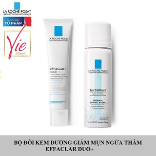 Bộ đôi kem dưỡng La Roche Posay Effaclar Duo+ 40ml giảm mụn, ngừa thâm và xịt khoáng La Roche Posay 50ml