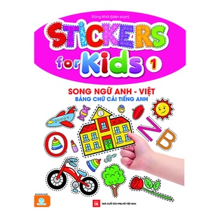 Sách - Sticker for kids - Song ngữ Anh Việt