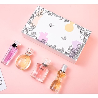 Bộ Quà Tặng Nước Hoa Nữ Cao Cấp, Set Quà Tặng Valentine, Quà Tặng Sinh Nhật, 8/3, 20/10 Sang Trọng Combo 4 chai nước hoa