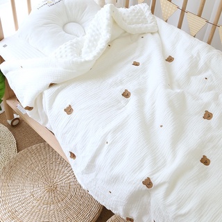 Chăn gối bông xô tự nhiên organic cho bé