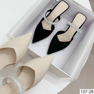 Dép sục nữ- Sục EMIK Quai Vòng Đính Đá 7p Dễ Thương VNXK