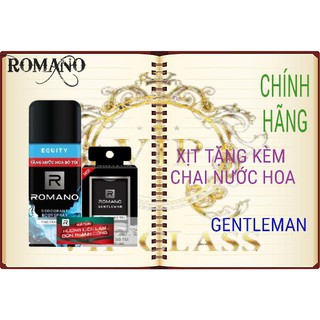 ROMANO_ XỊT KHỬ MÙI HƯƠNG EQUITY 150ML KÈM NƯỚC HOA 18ML.