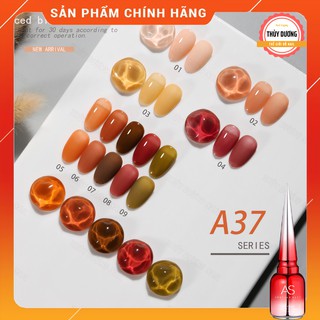 Sơn gel AS chính hãng chai đỏ mã A37 (sơn thạch) 15ml