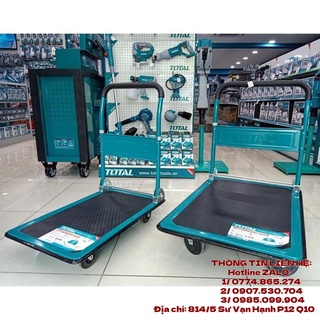 Xe Đẩy Hàng 150kg TOTAL THTHP11502 Gấp Gọn 4 Bánh chuẩn GS - Xe Đẩy Hàng Tay Cầm - Kéo Hàng Gấp Gọn