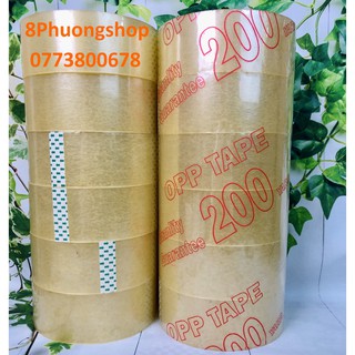 6 Cuộn băng dính trong suốt 200 yard - Băng keo dính giá rẻ - Băng keo đóng hàng ( 1 cây )