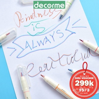[Mã LIFEXANH03 giảm 10% đơn 500K] Bút 2 nét Double line 0.5mm