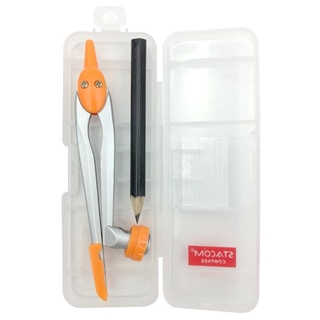 Compa Chì Gỗ Stacom CS101A - Màu Cam - Stacom