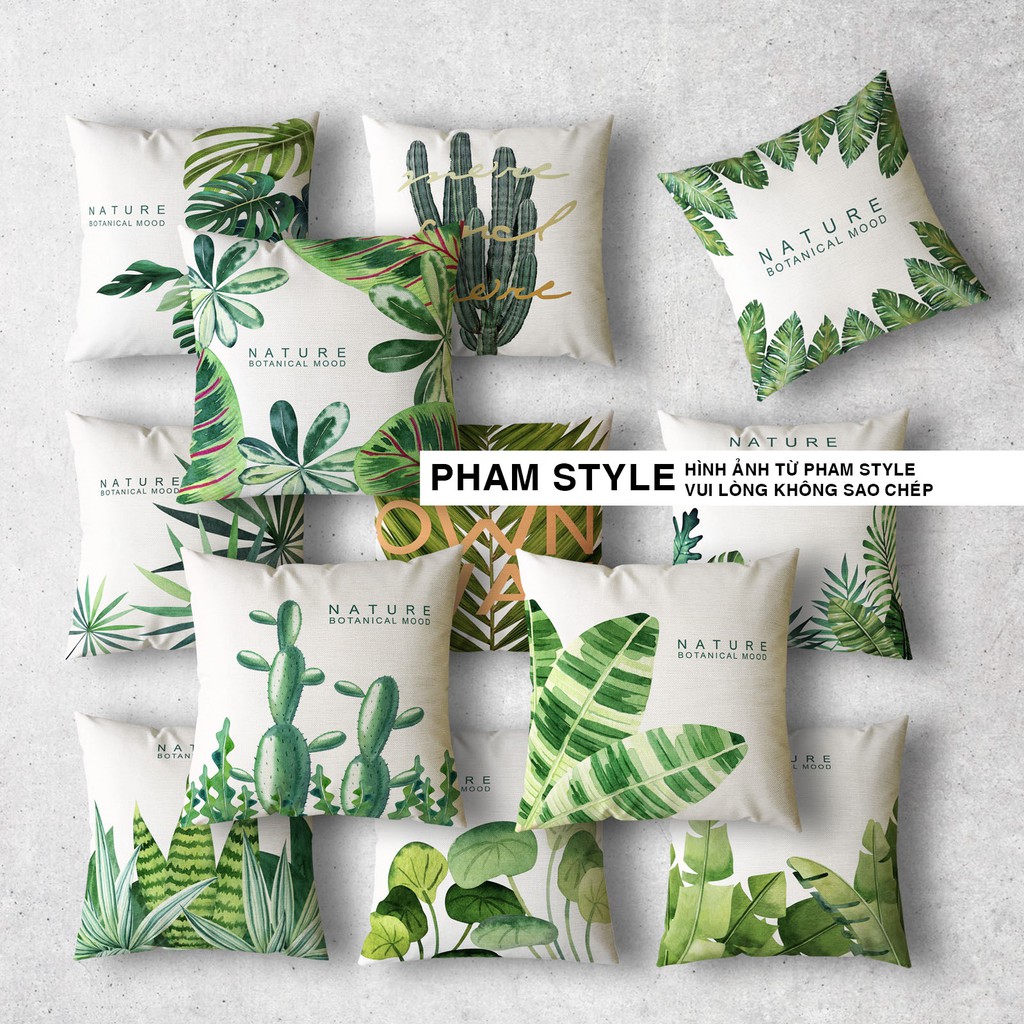 Vỏ Gối Sofa BOTANICAL (No21->40) (45x45cm)