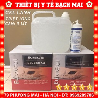 Gel Triệt Lông EURO GEL Trắng - Can 5 Lít