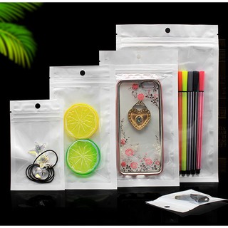 Túi zip một mặt trong một mặt mờ dày dặn