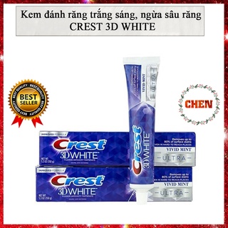 Kem đánh răng trắng sáng, ngừa sâu răng CREST 3D WHITE