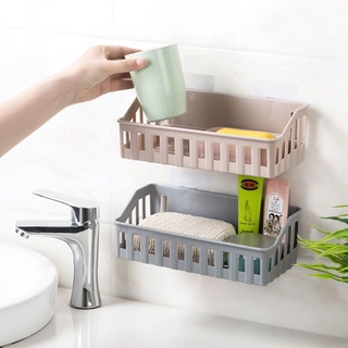 Kệ Để Đồ Dán Tường Nhà Tắm, Nhà Vệ Sinh, Kệ Dán Tường Để Đồ Nhà Bếp Siêu Tiện Lợi