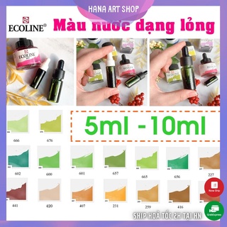 (P2) Màu nước Ecoline - Lọ nhỏ 5ml -10ml